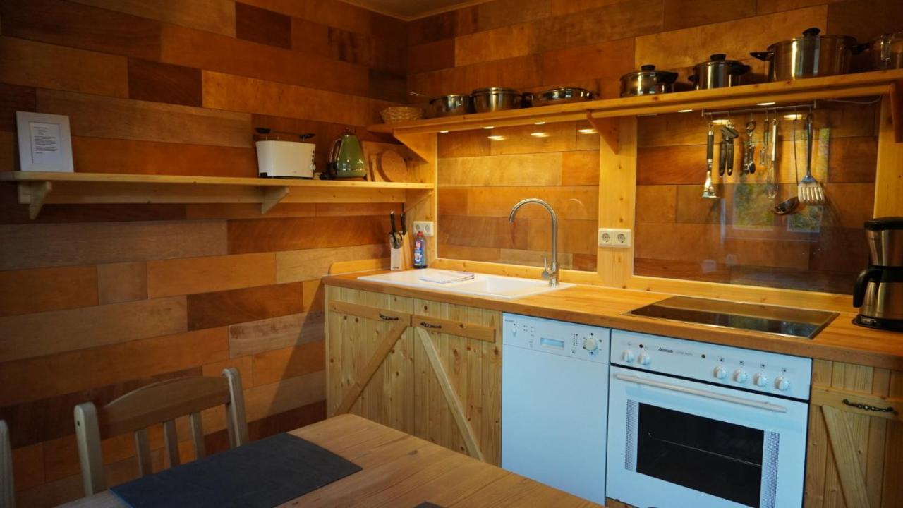 Huette Mit Herz Im Harz Apartment Meisdorf ภายนอก รูปภาพ